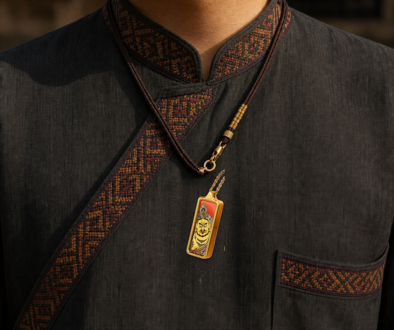 Eastern Luck Thangka pendant EL-PN-064 image 6 of 7