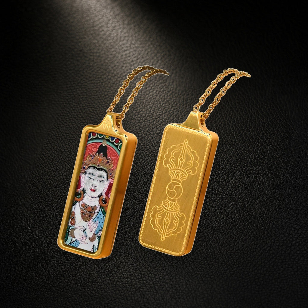Eastern Luck Thangka pendant EL-PN-066 image 2 of 7