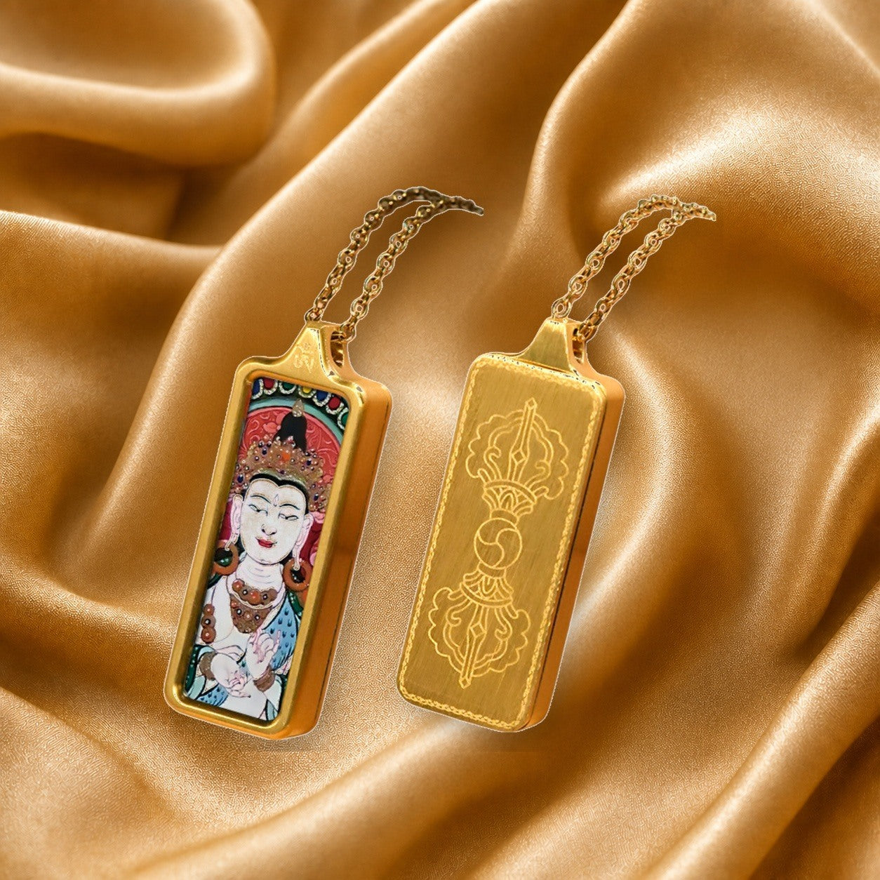 Eastern Luck Thangka pendant EL-PN-066 image 3 of 7