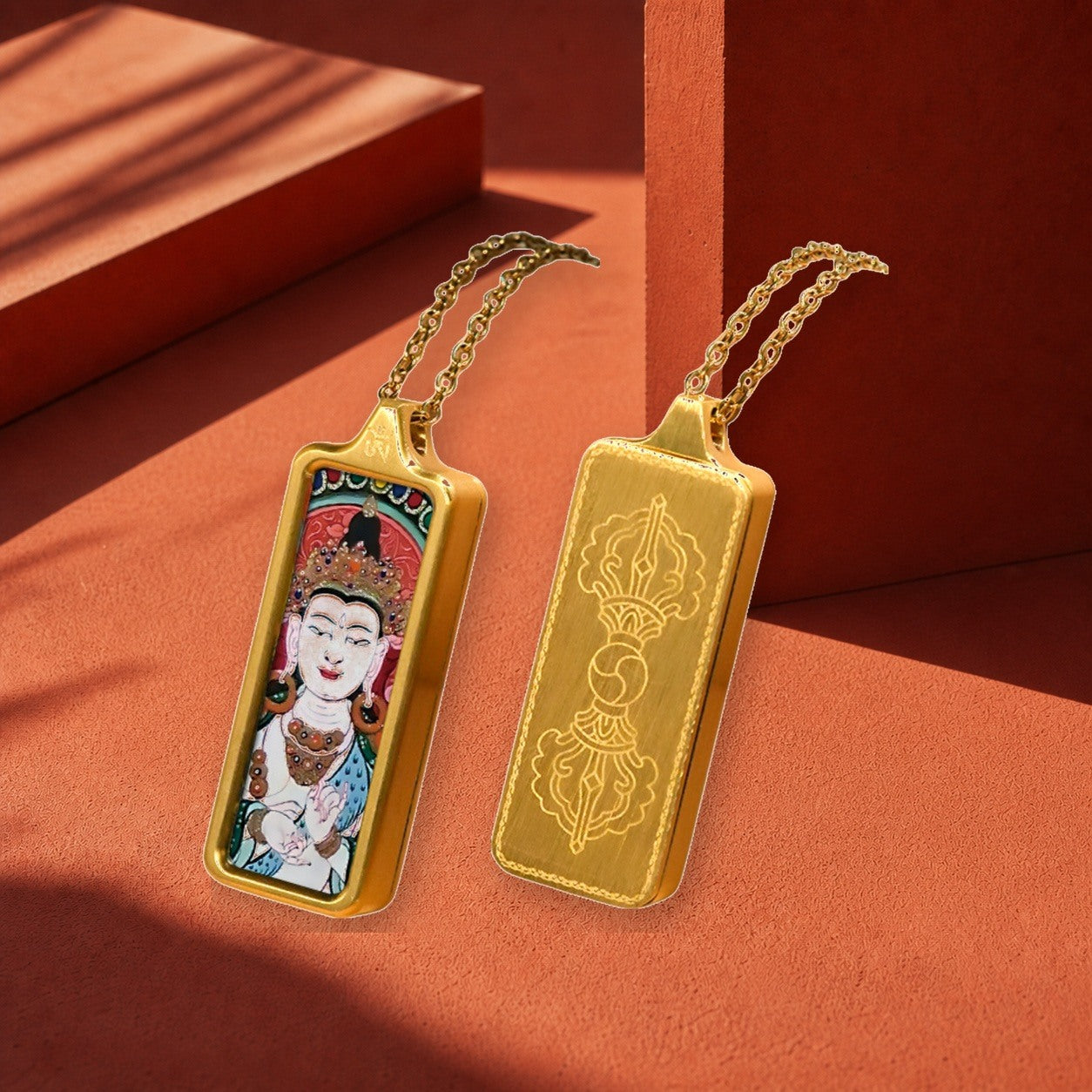 Eastern Luck Thangka pendant EL-PN-066 image 4 of 7