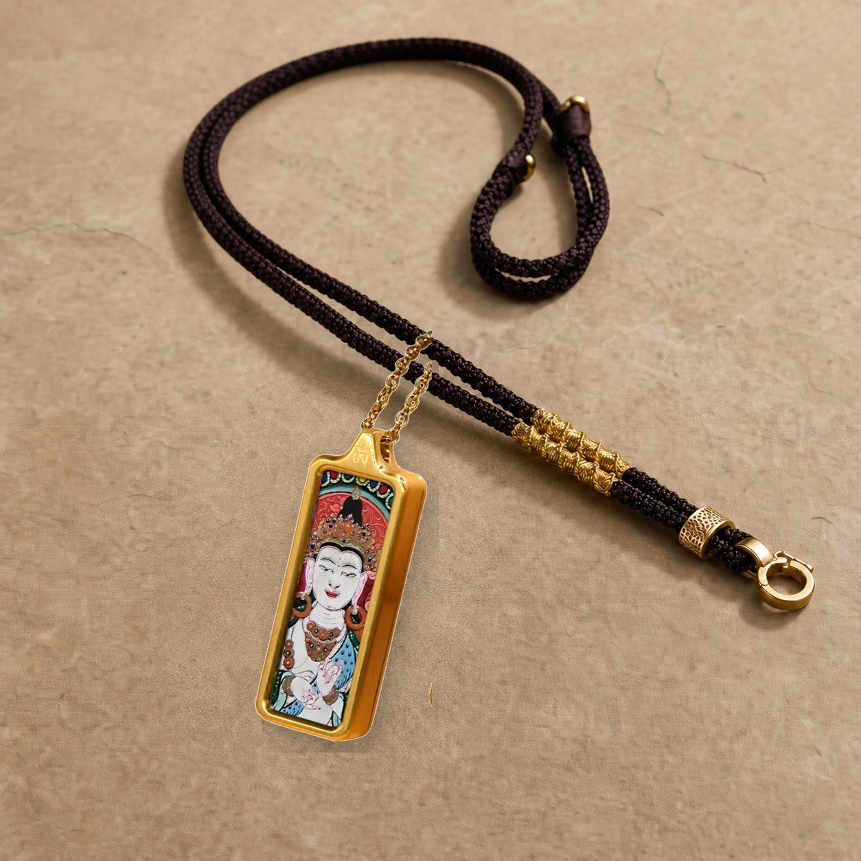 Eastern Luck Thangka pendant EL-PN-066 image 5 of 7