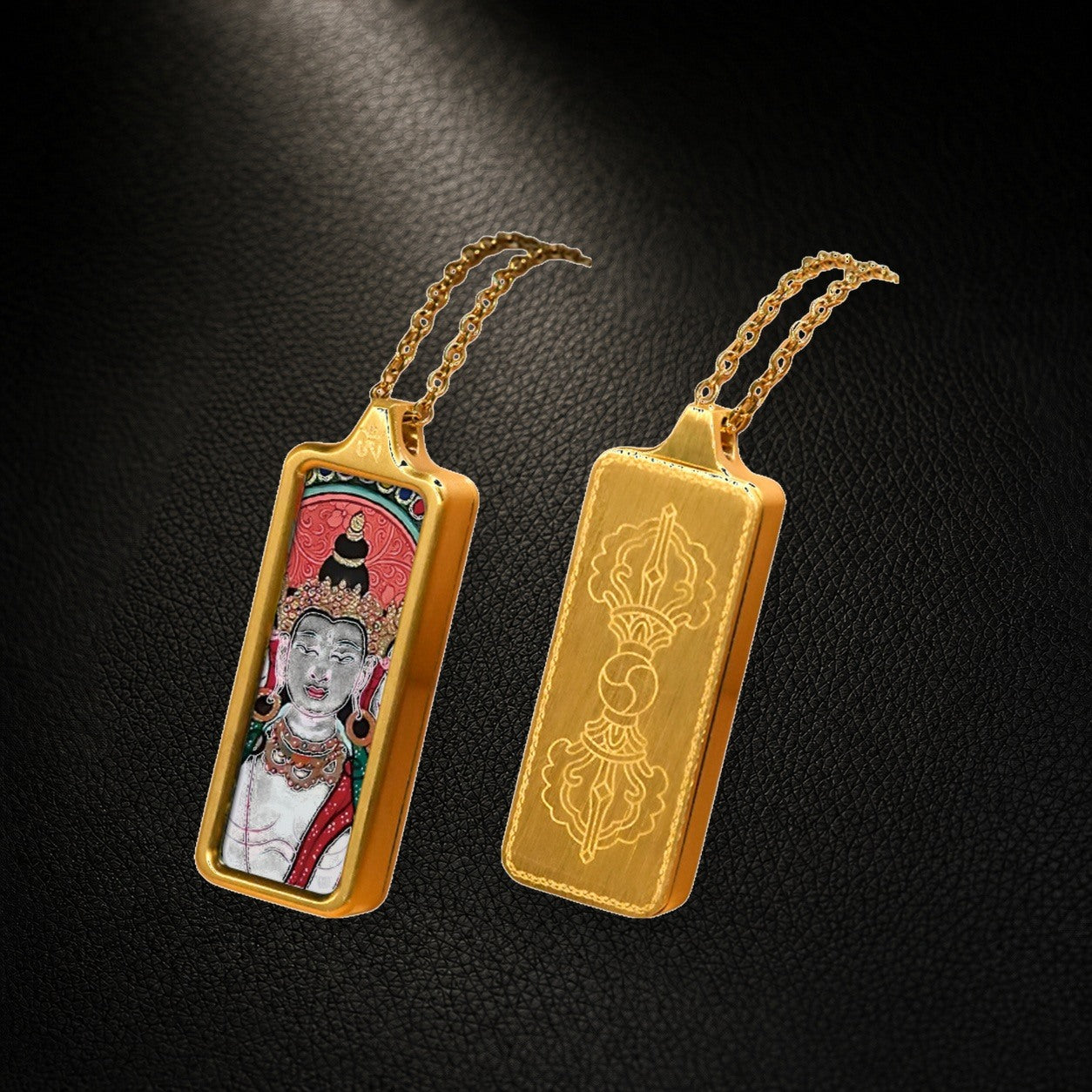 Eastern Luck Thangka pendant EL-PN-067 image 2 of 7