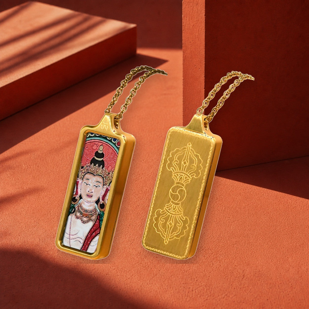 Eastern Luck Thangka pendant EL-PN-067 image 4 of 7