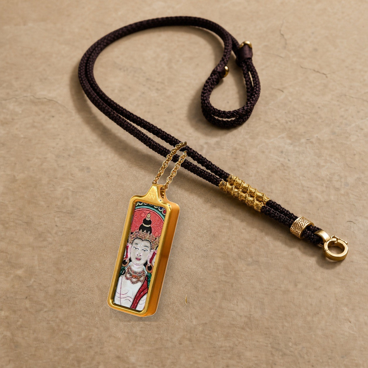Eastern Luck Thangka pendant EL-PN-067 image 5 of 7