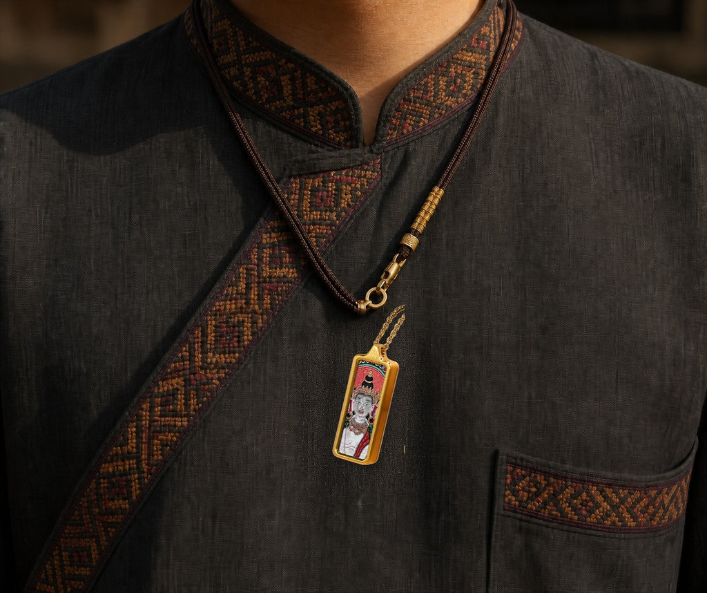 Eastern Luck Thangka pendant EL-PN-067 image 6 of 7