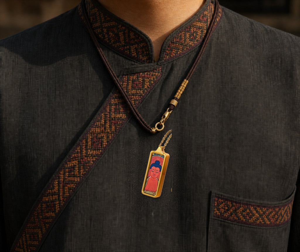 Eastern Luck Thangka pendant EL-PN-068 image 6 of 7