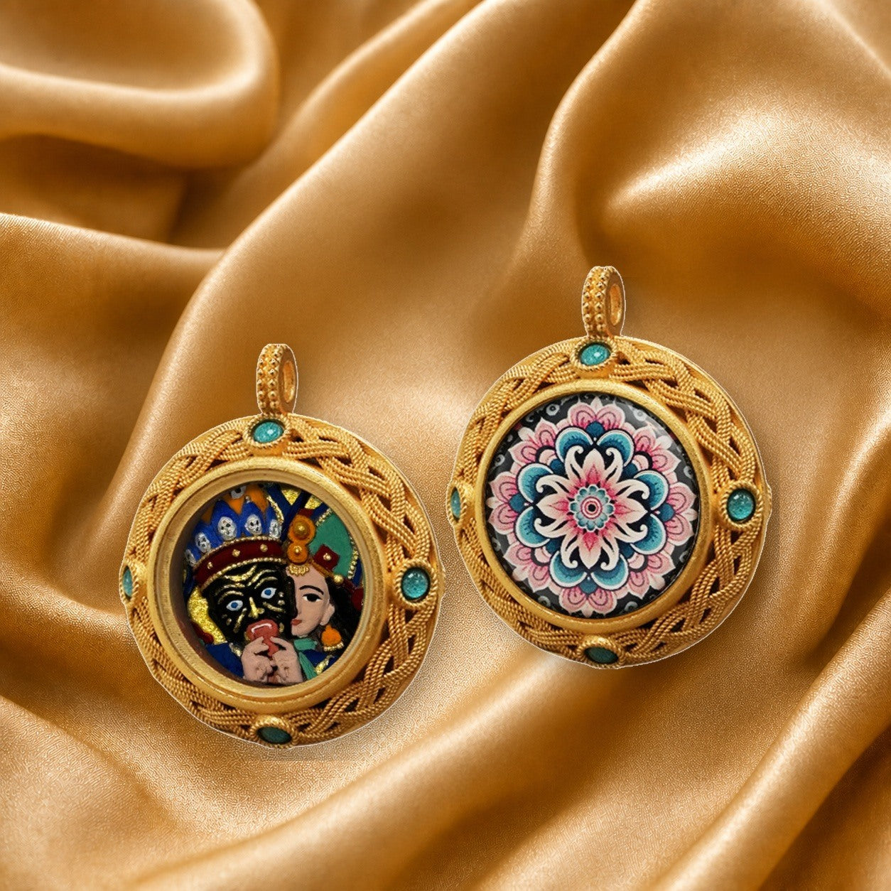 Eastern Luck Thangka pendant EL-PN-070 image 3 of 7