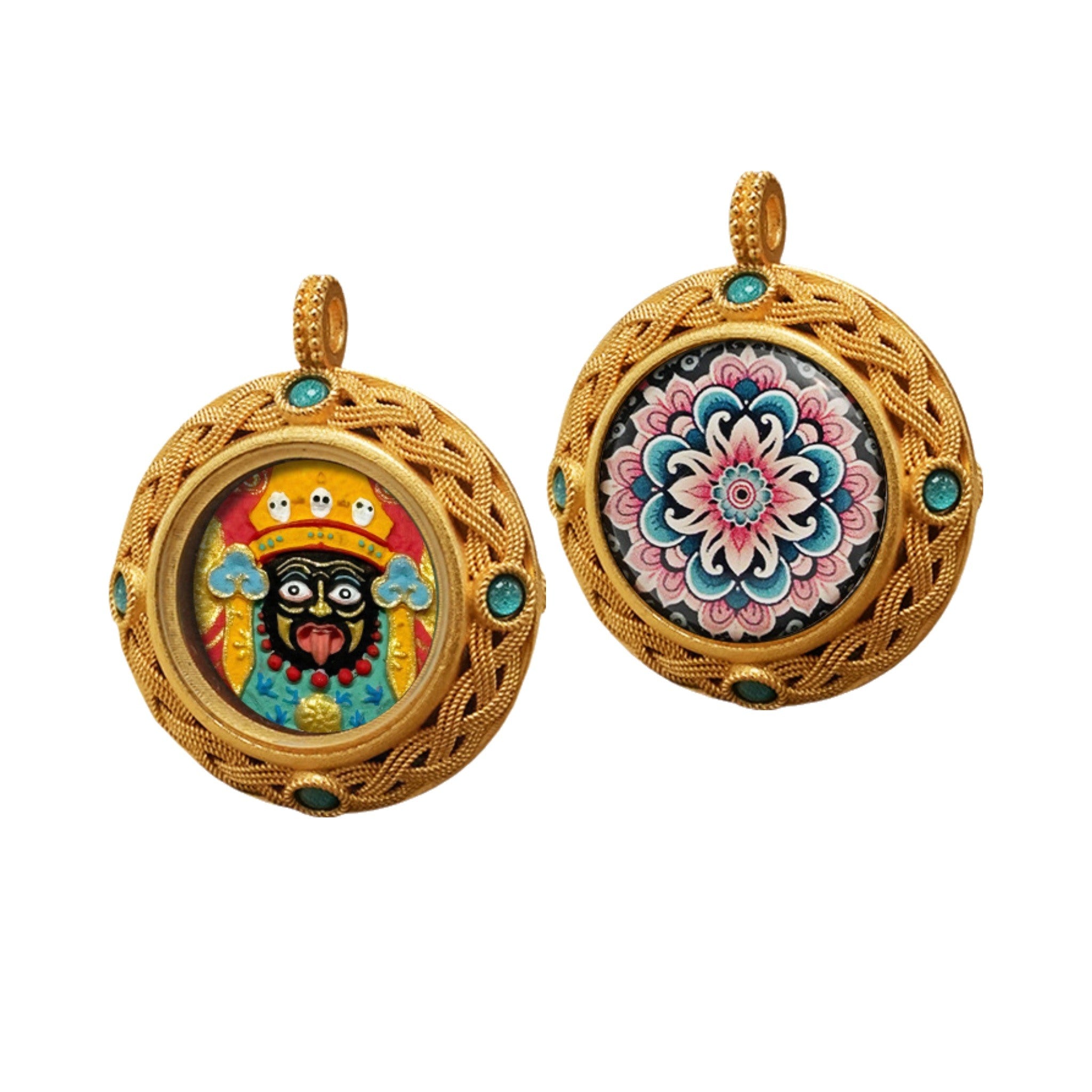 Eastern Luck Thangka pendant EL-PN-071 image 1 of 7