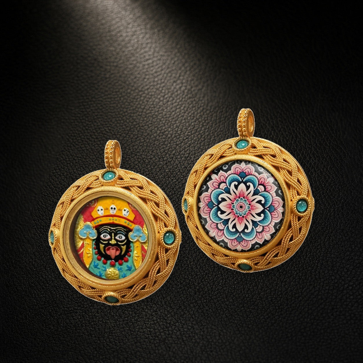 Eastern Luck Thangka pendant EL-PN-071 image 2 of 7