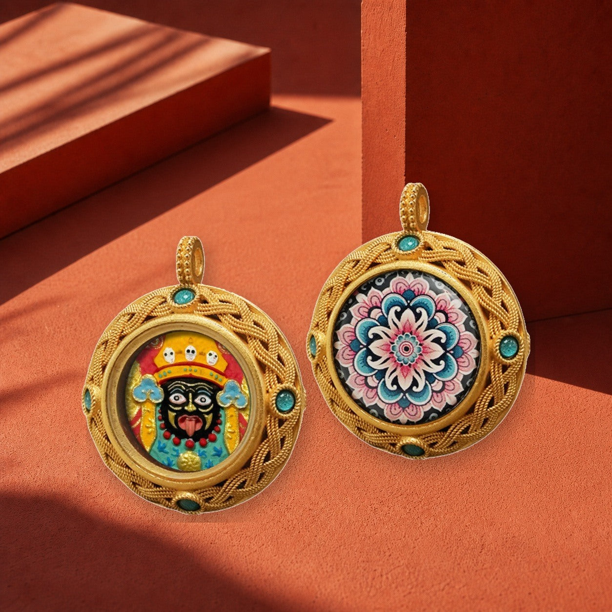 Eastern Luck Thangka pendant EL-PN-071 image 4 of 7
