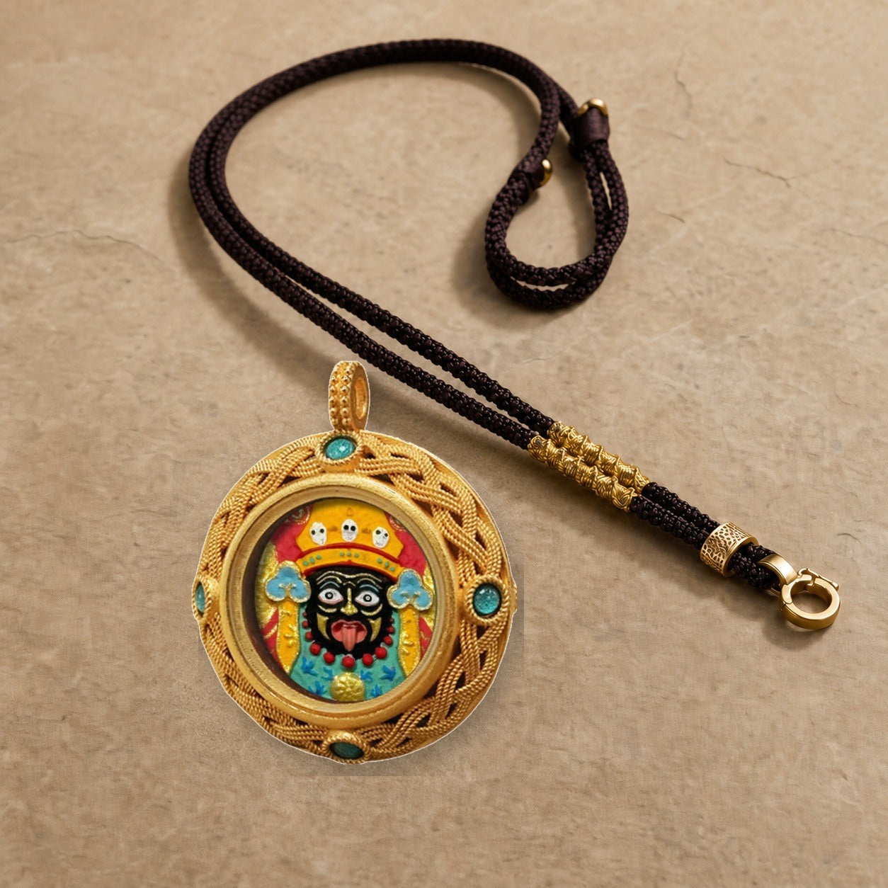 Eastern Luck Thangka pendant EL-PN-071 image 5 of 7
