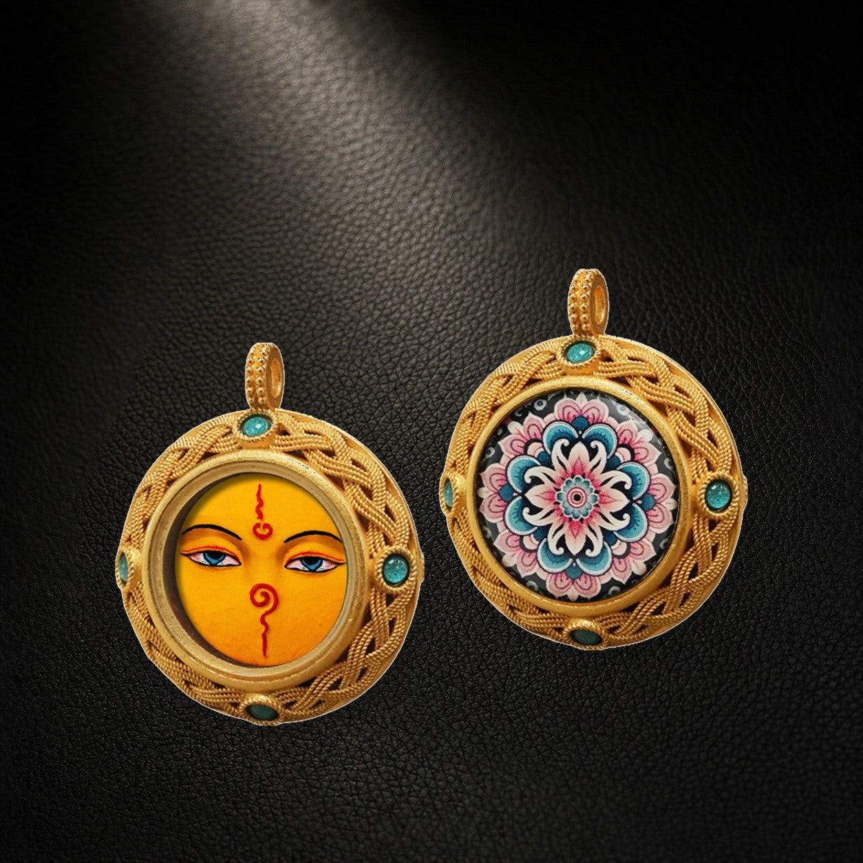 Eastern Luck Thangka pendant EL-PN-072 image 2 of 7