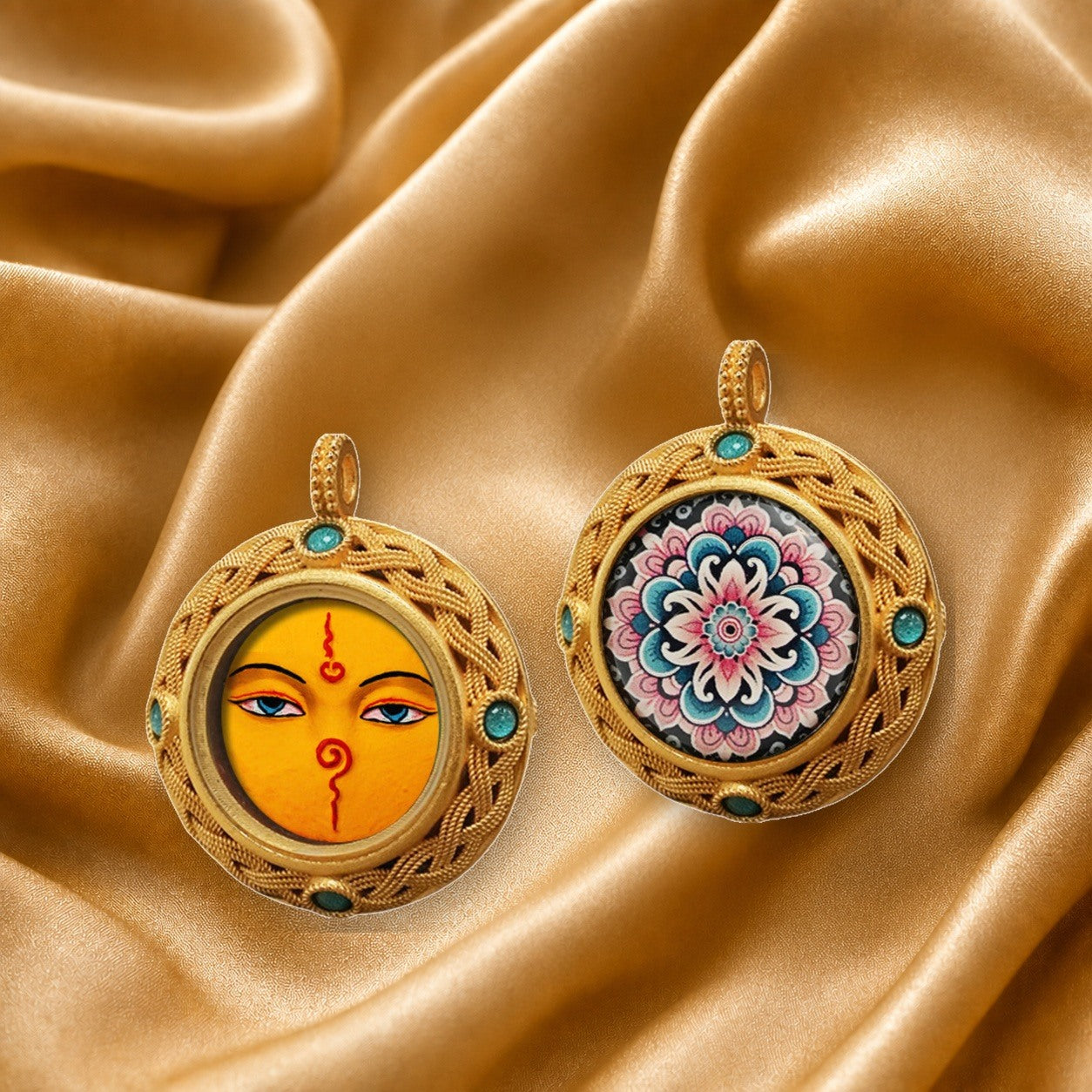 Eastern Luck Thangka pendant EL-PN-072 image 3 of 7