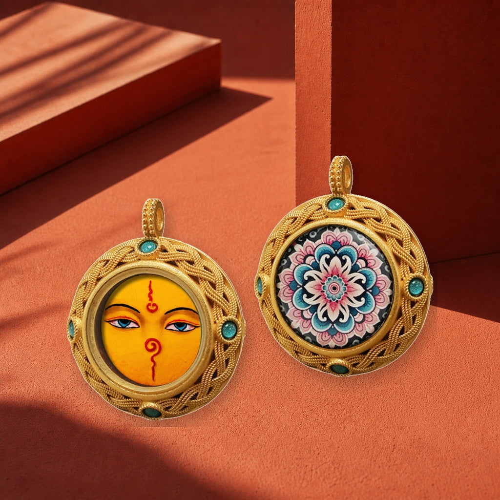 Eastern Luck Thangka pendant EL-PN-072 image 4 of 7
