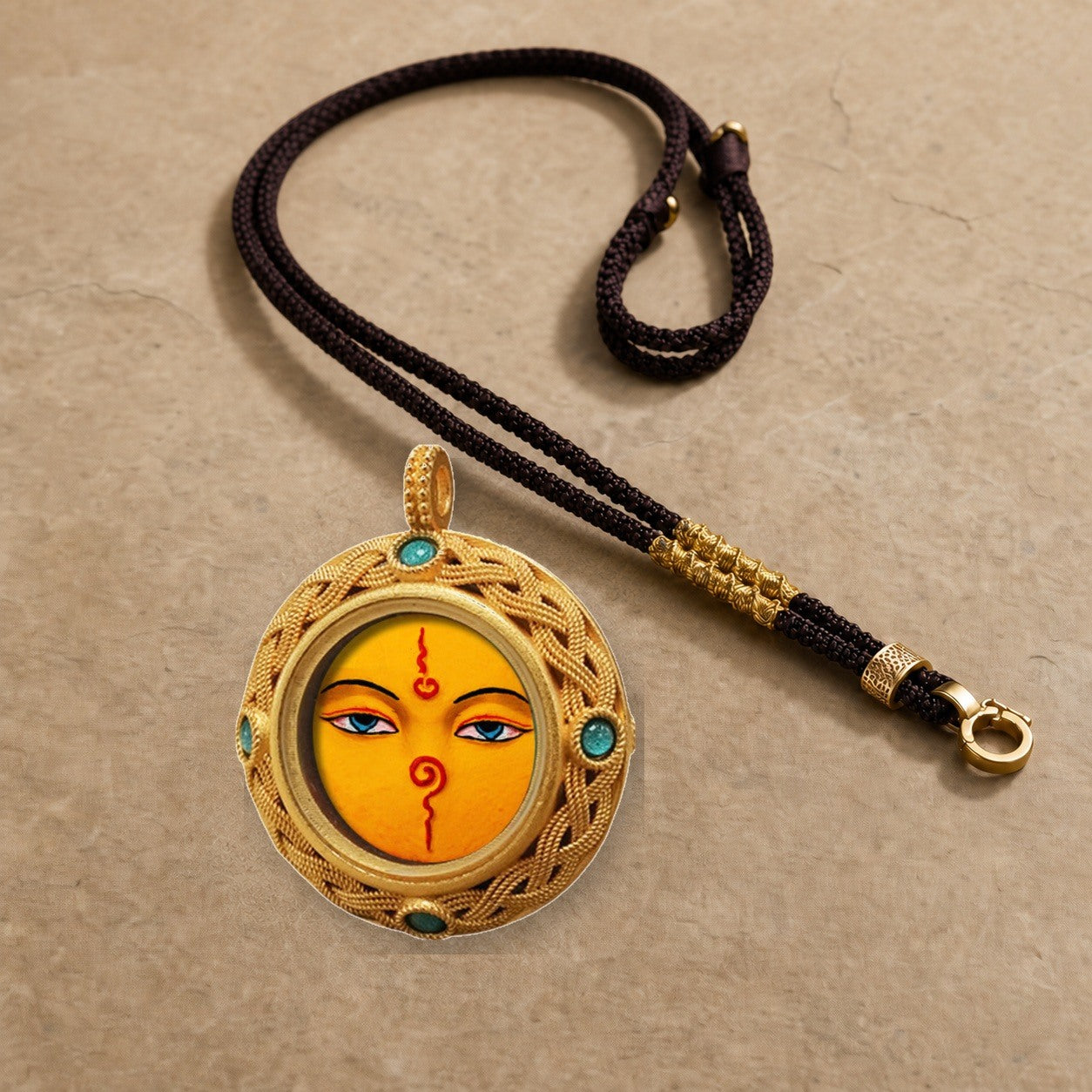 Eastern Luck Thangka pendant EL-PN-072 image 5 of 7