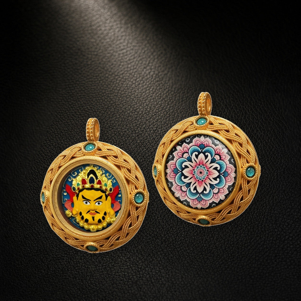 Eastern Luck Thangka pendant EL-PN-073 image 2 of 7