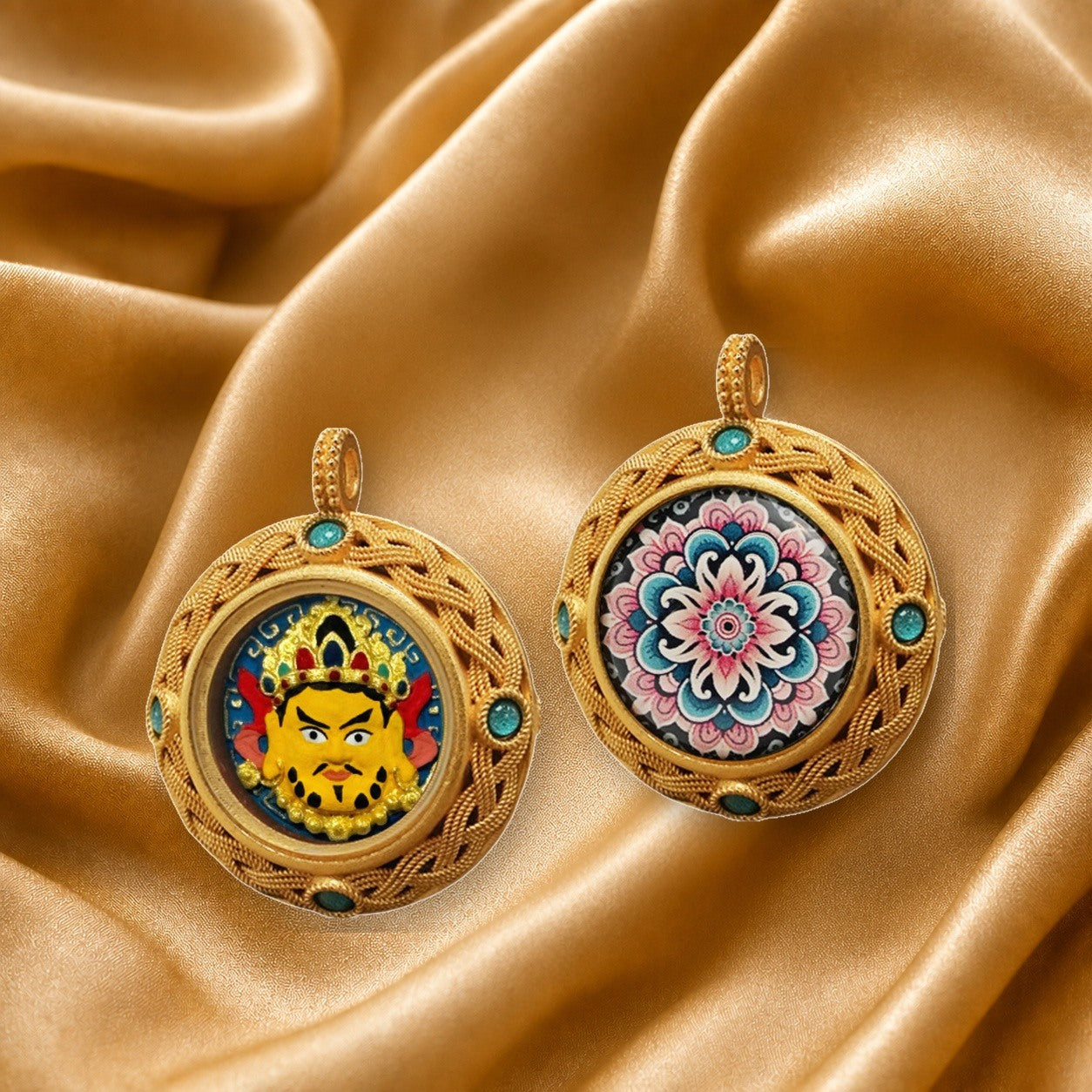 Eastern Luck Thangka pendant EL-PN-073 image 3 of 7