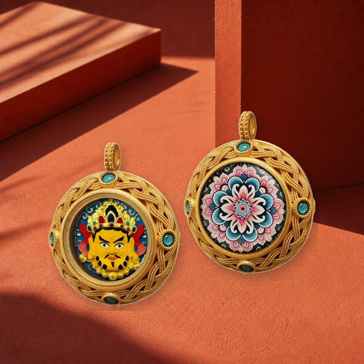 Eastern Luck Thangka pendant EL-PN-073 image 4 of 7