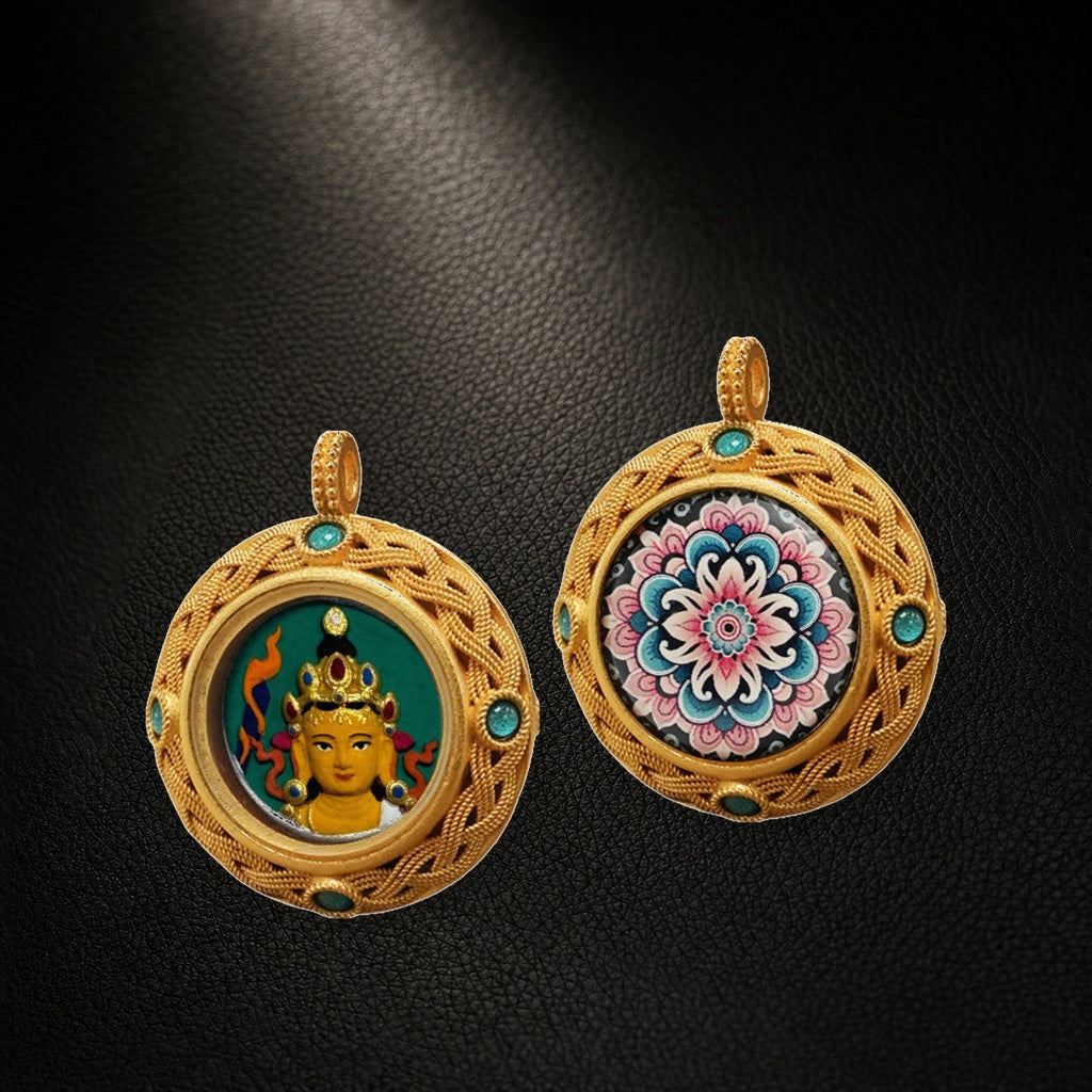 Eastern Luck Thangka pendant EL-PN-074 image 2 of 7