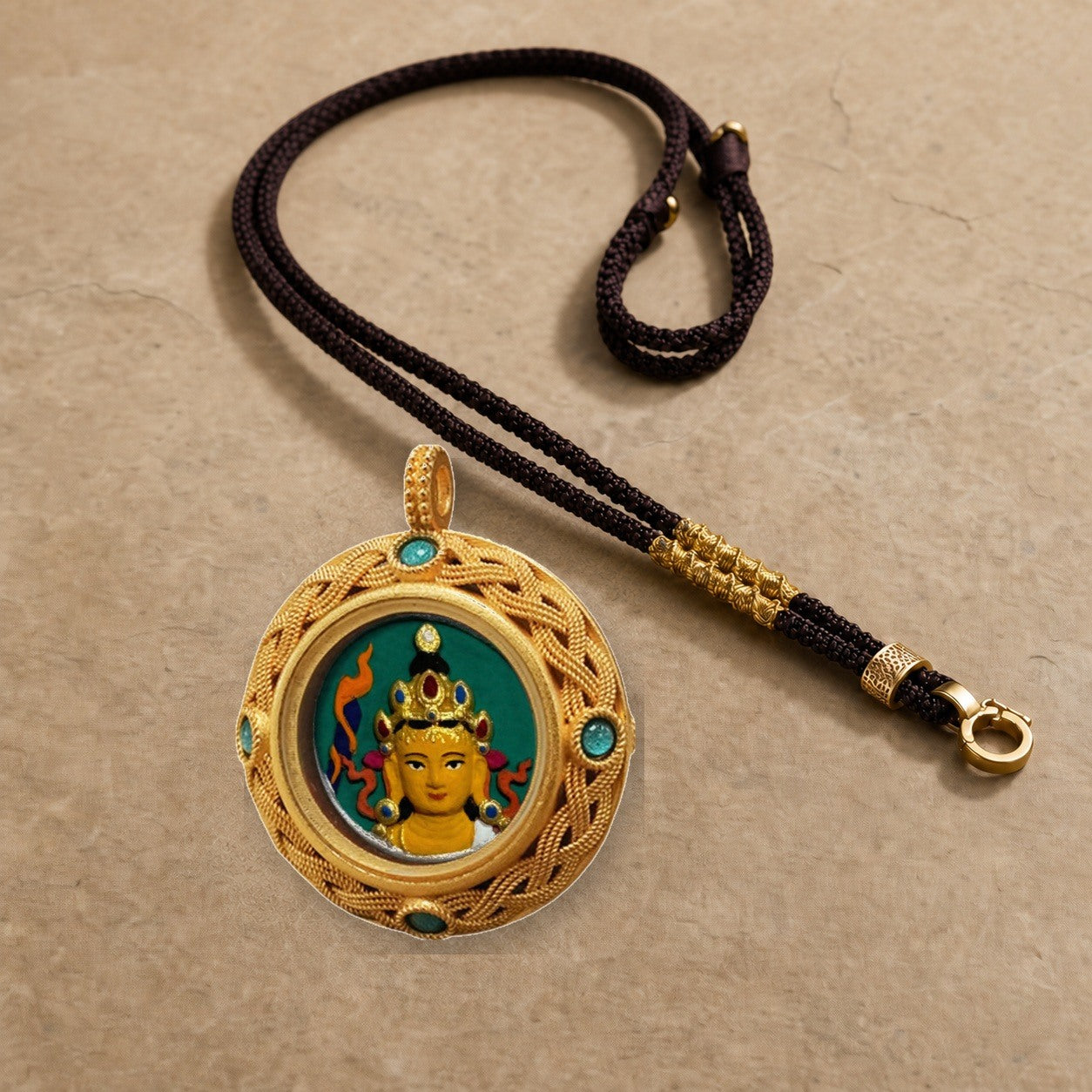 Eastern Luck Thangka pendant EL-PN-074 image 5 of 7