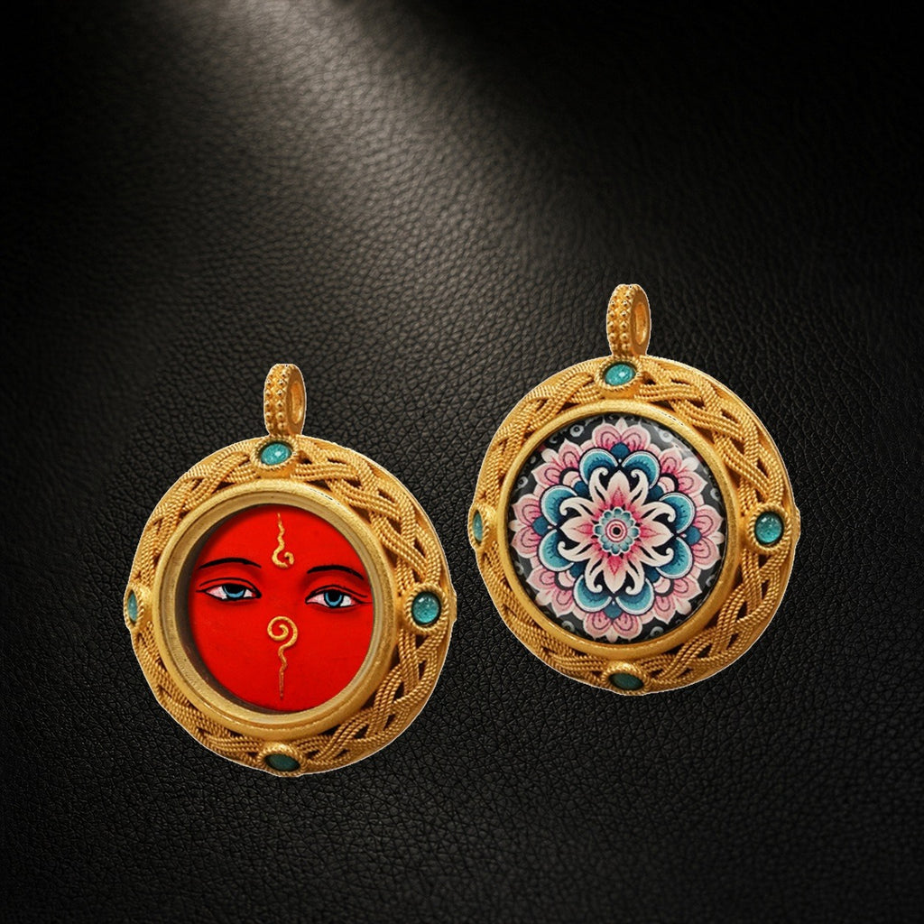 Eastern Luck Thangka pendant EL-PN-075 image 2 of 7