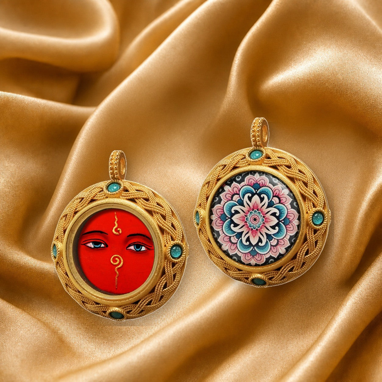 Eastern Luck Thangka pendant EL-PN-075 image 3 of 7
