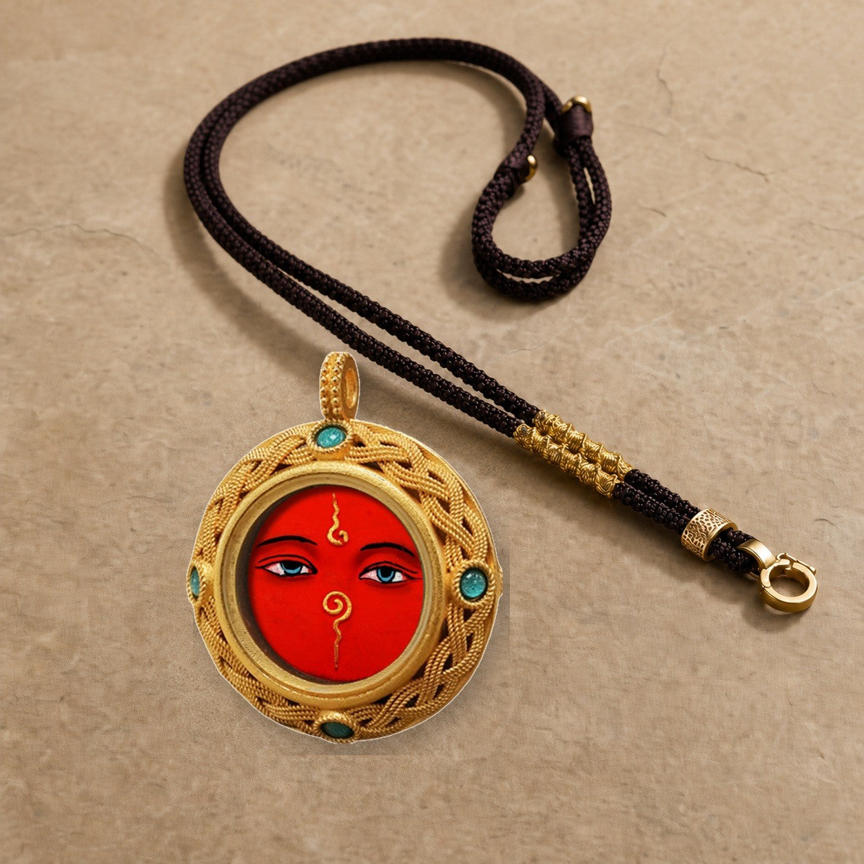Eastern Luck Thangka pendant EL-PN-075 image 5 of 7