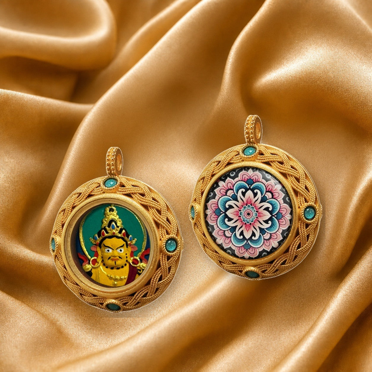 Eastern Luck Thangka pendant EL-PN-076 image 3 of 7