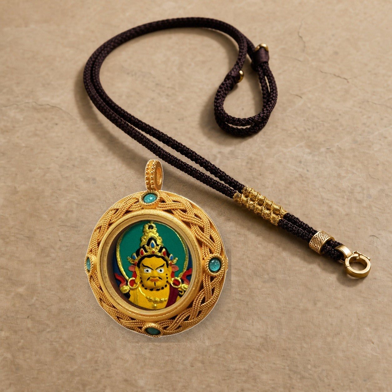 Eastern Luck Thangka pendant EL-PN-076 image 5 of 7
