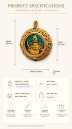 Eastern Luck Thangka pendant EL-PN-076 image 7 of 7