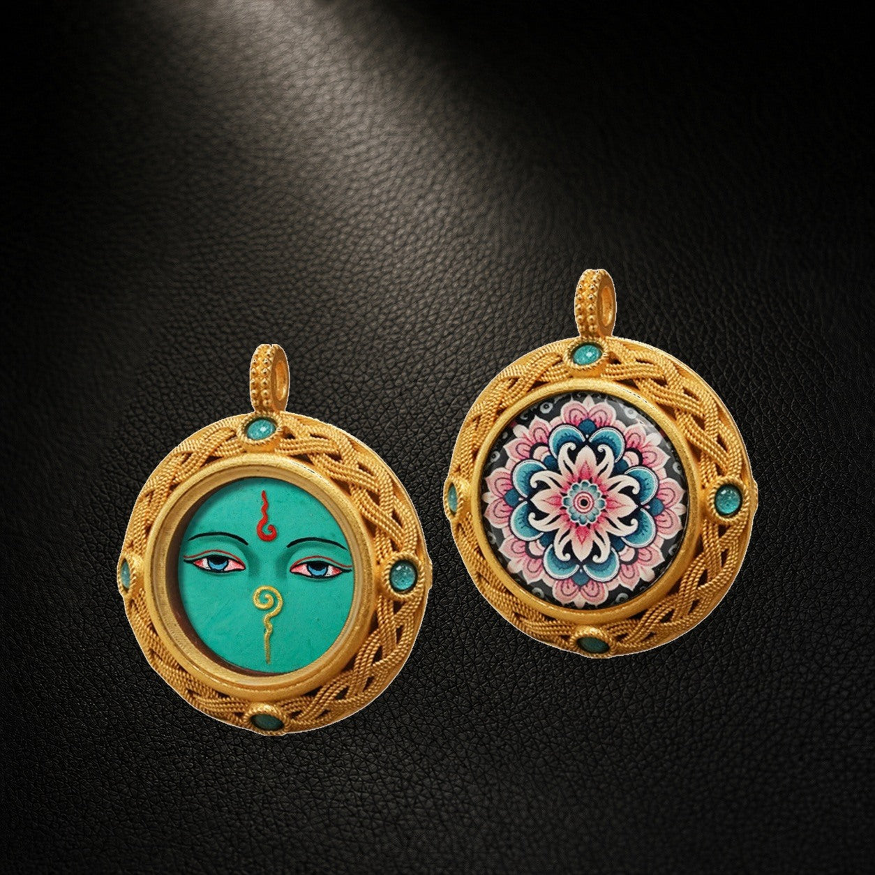 Eastern Luck Thangka pendant EL-PN-078 image 2 of 7