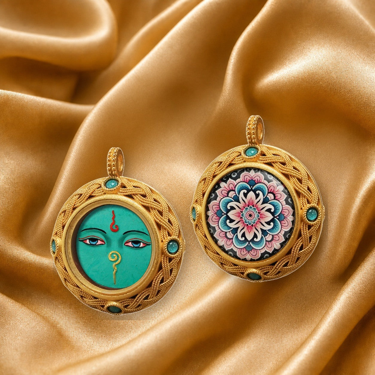 Eastern Luck Thangka pendant EL-PN-078 image 3 of 7