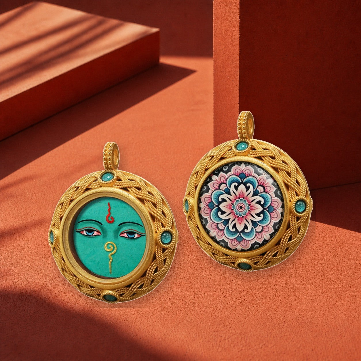Eastern Luck Thangka pendant EL-PN-078 image 4 of 7
