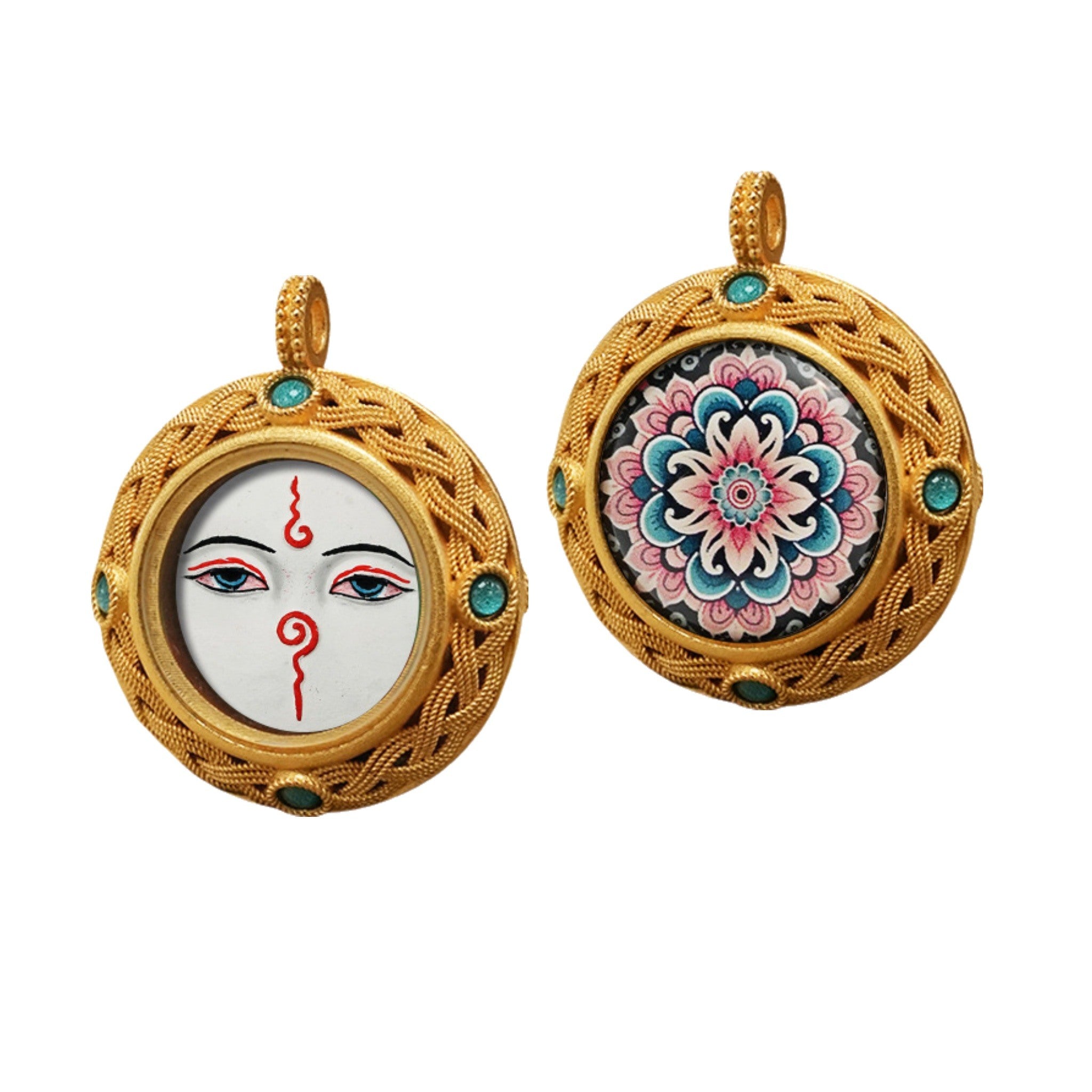Eastern Luck Thangka pendant EL-PN-079 image 1 of 7