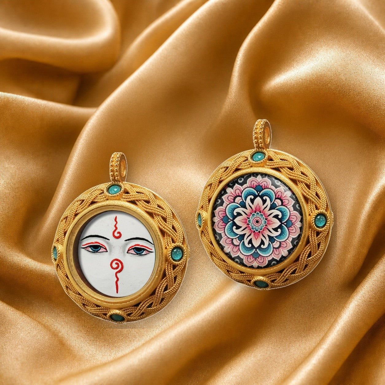 Eastern Luck Thangka pendant EL-PN-079 image 3 of 7
