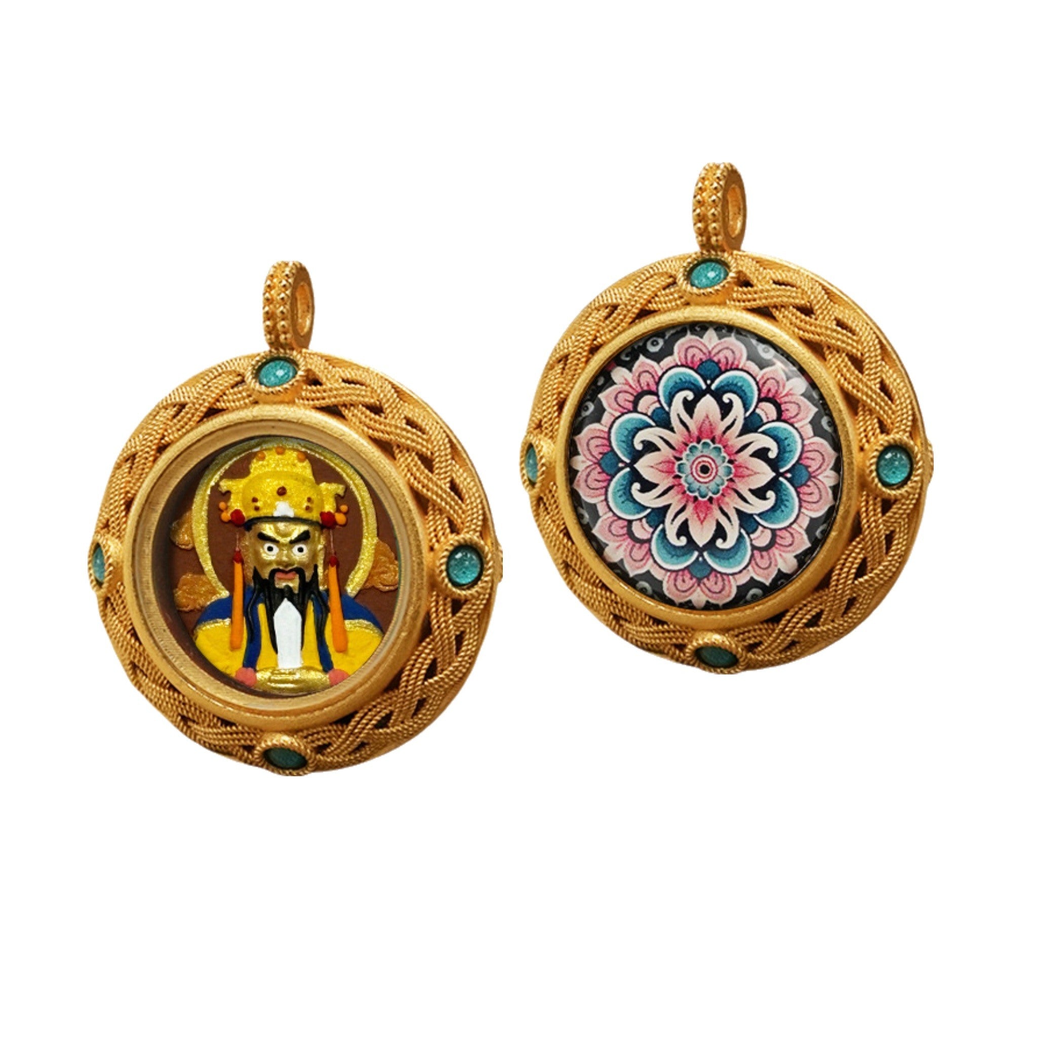 Eastern Luck Thangka pendant EL-PN-080 image 1 of 7