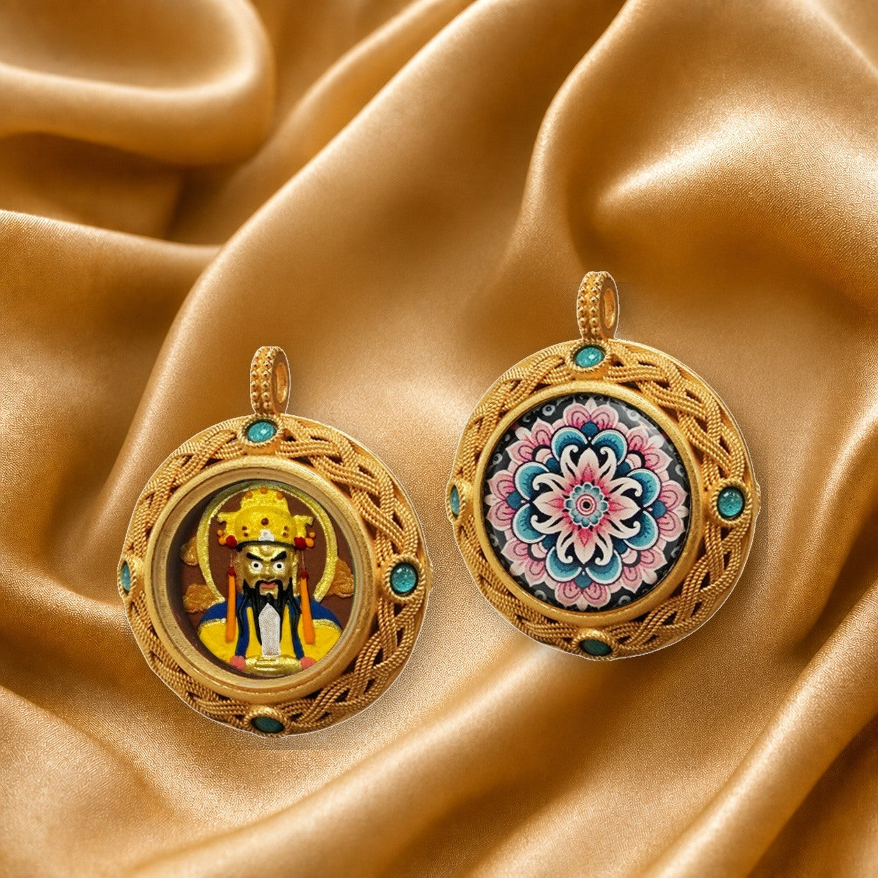 Eastern Luck Thangka pendant EL-PN-080 image 3 of 7