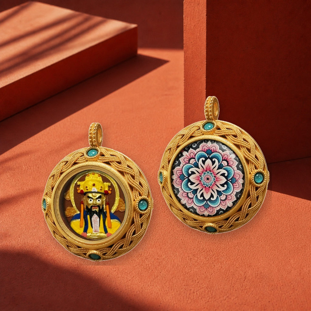 Eastern Luck Thangka pendant EL-PN-080 image 4 of 7
