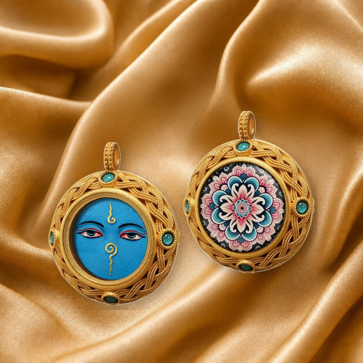 Eastern Luck Thangka pendant EL-PN-081 image 3 of 7