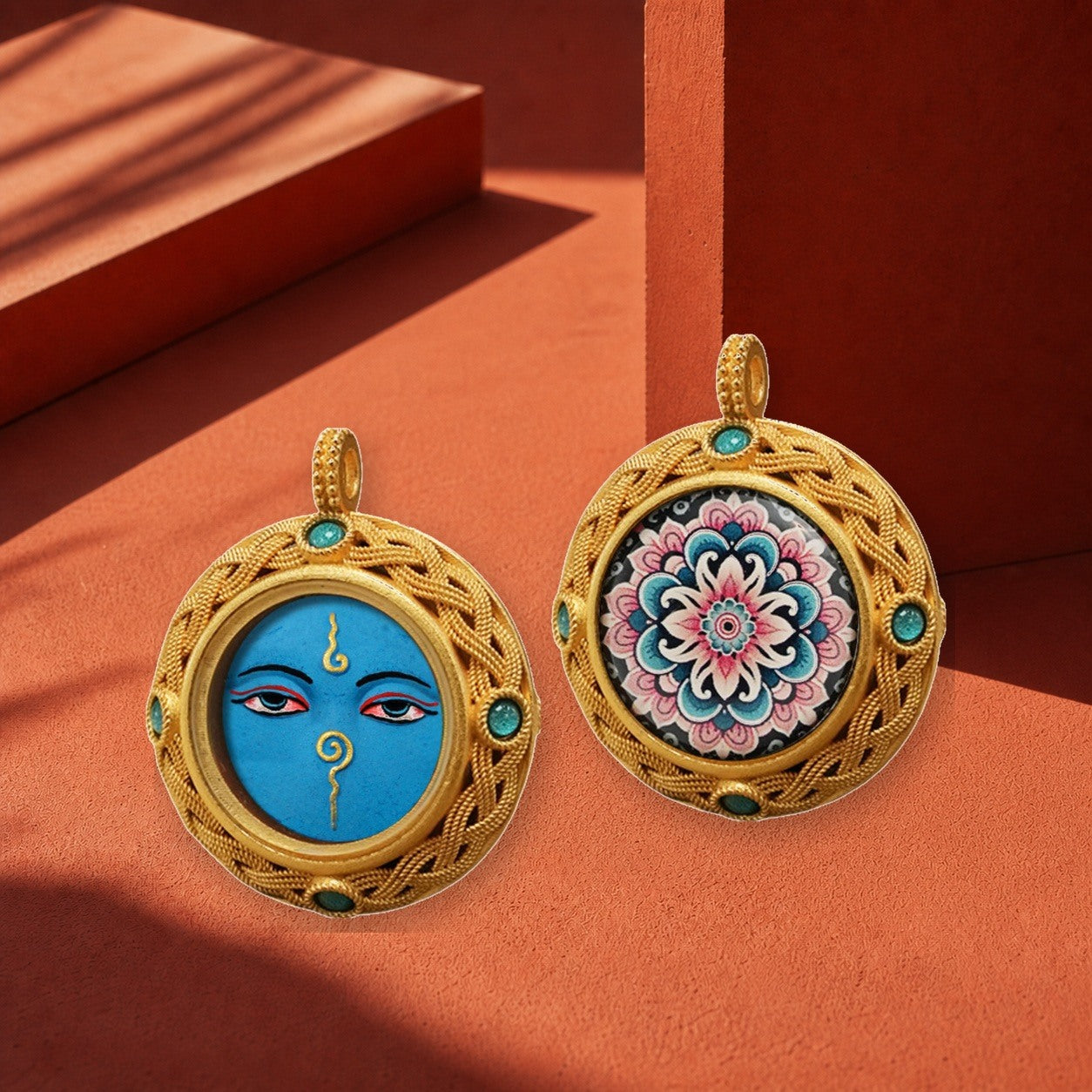 Eastern Luck Thangka pendant EL-PN-081 image 4 of 7