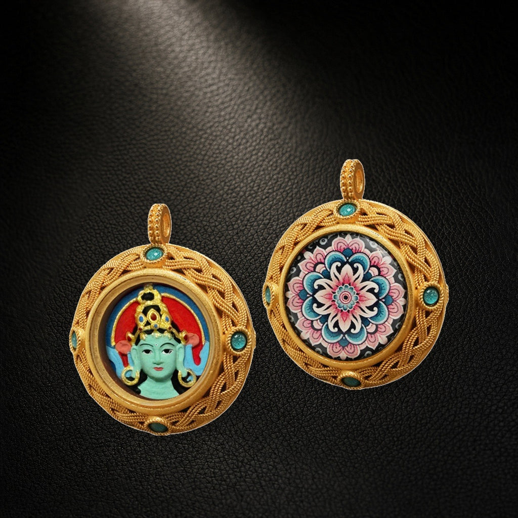 Eastern Luck Thangka pendant EL-PN-082 image 2 of 7
