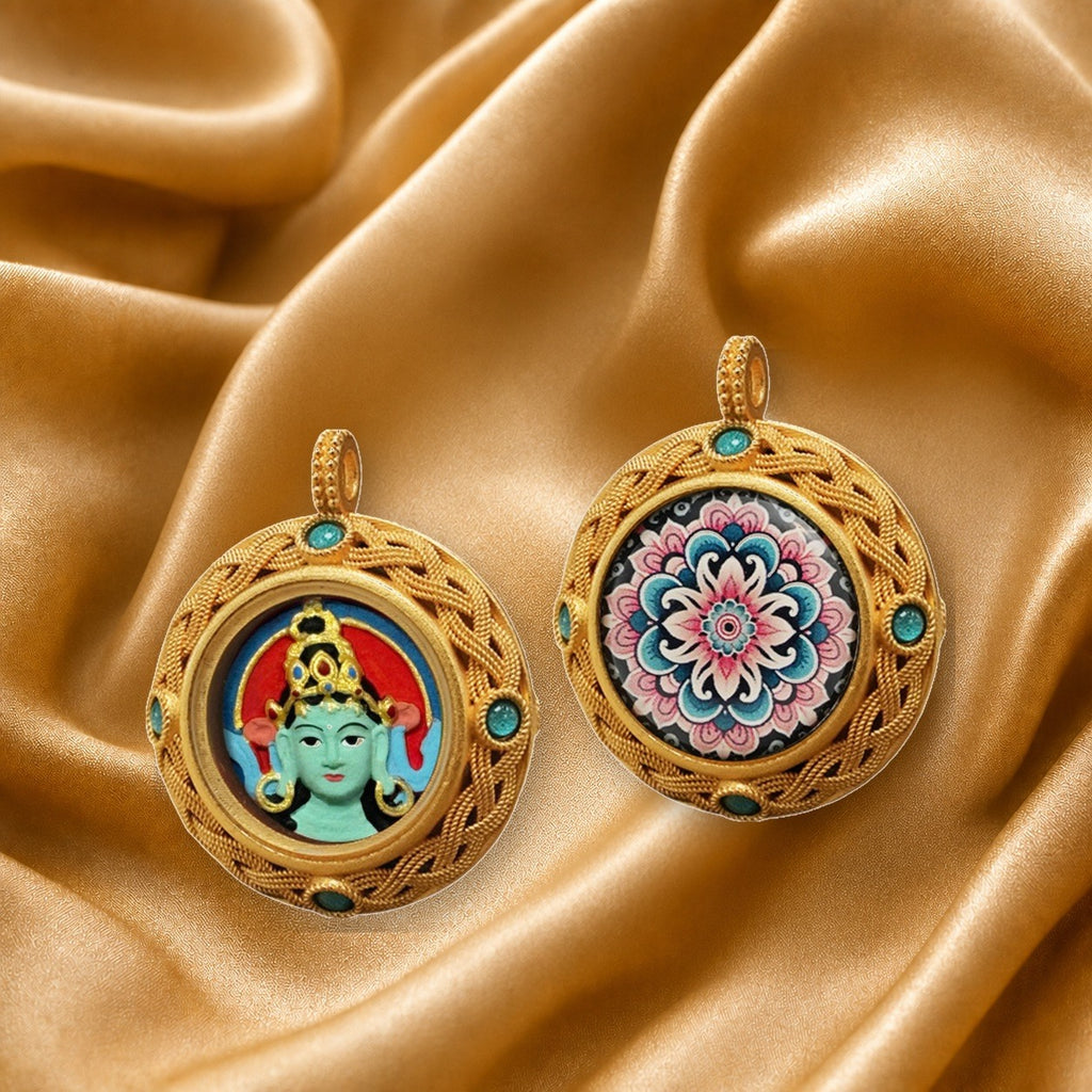 Eastern Luck Thangka pendant EL-PN-082 image 3 of 7