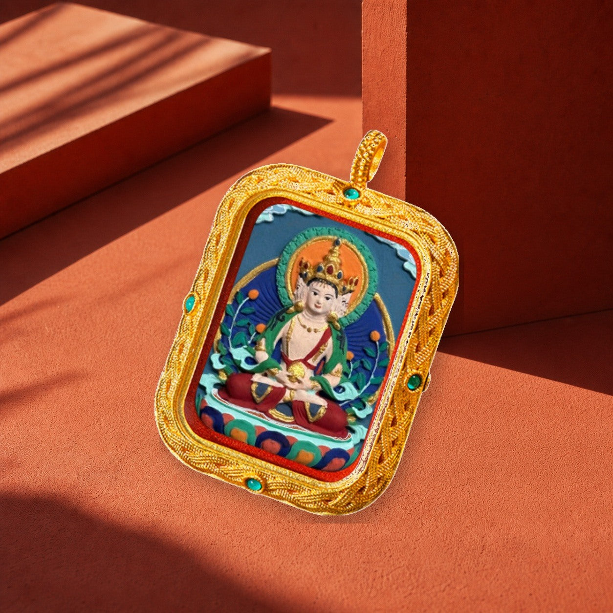 Eastern Luck Thangka pendant EL-PN-083 image 4 of 7