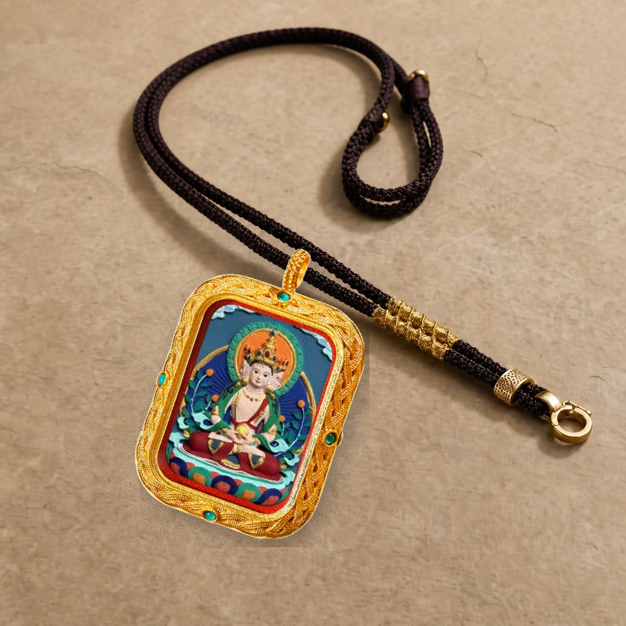 Eastern Luck Thangka pendant EL-PN-083 image 5 of 7