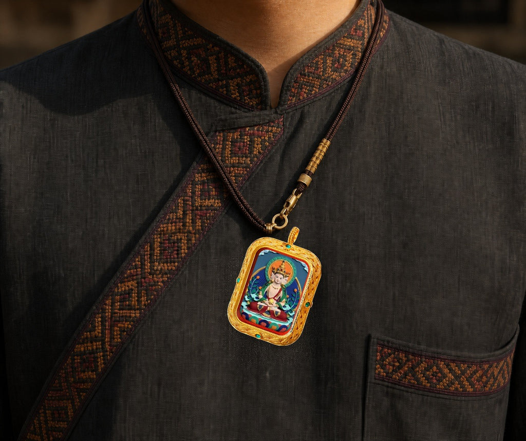 Eastern Luck Thangka pendant EL-PN-083 image 6 of 7