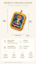 Eastern Luck Thangka pendant EL-PN-083 image 7 of 7
