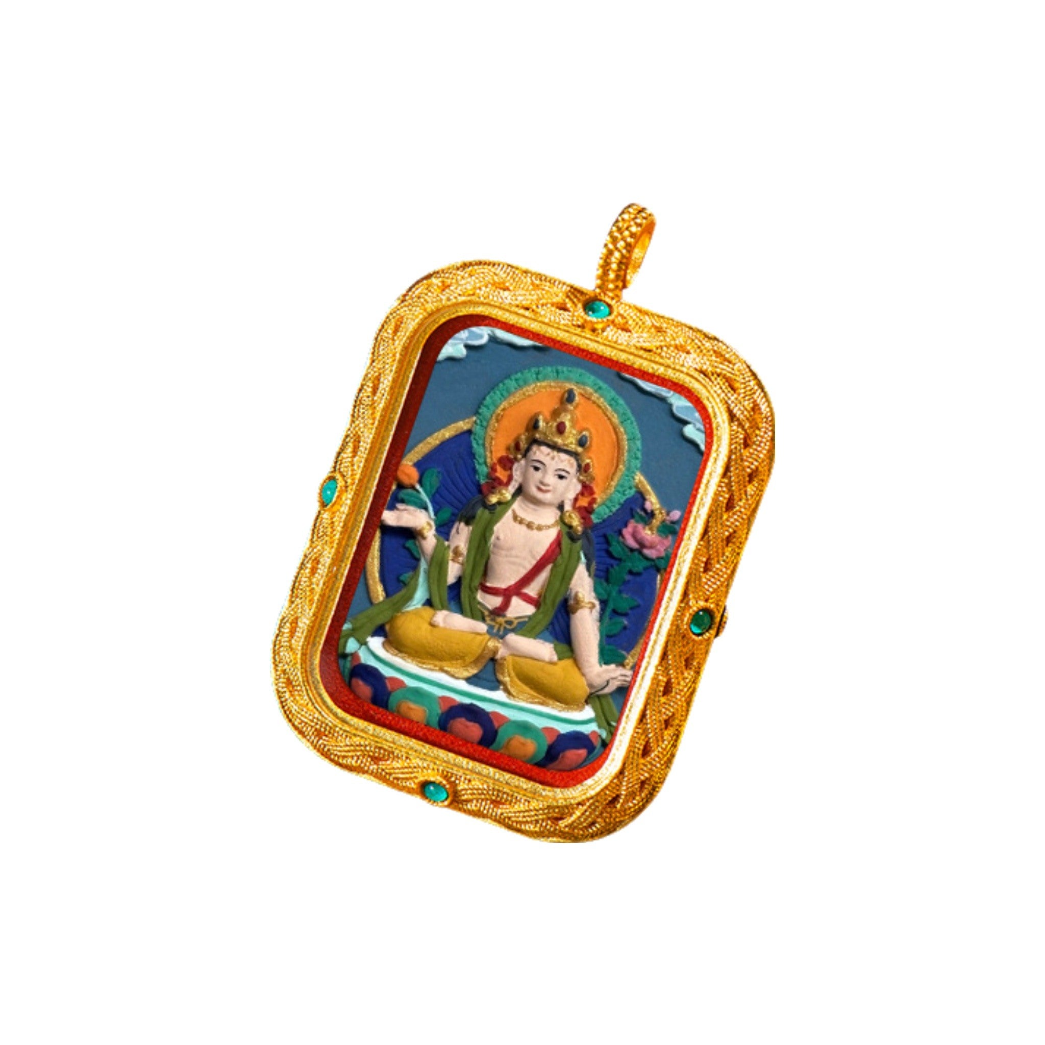 Eastern Luck Thangka pendant EL-PN-084 image 1 of 7