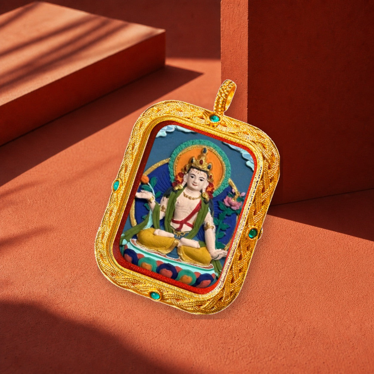 Eastern Luck Thangka pendant EL-PN-084 image 4 of 7
