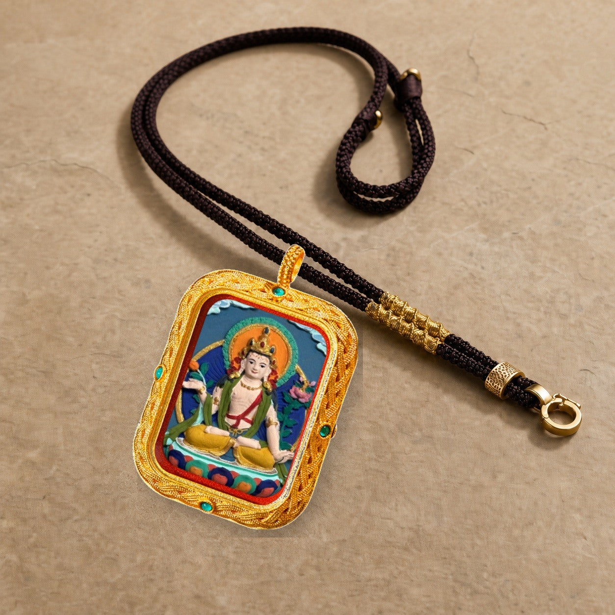 Eastern Luck Thangka pendant EL-PN-084 image 5 of 7