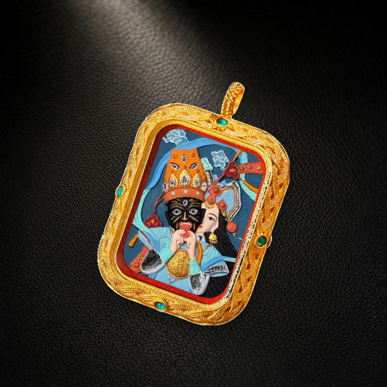 Eastern Luck Thangka pendant EL-PN-085 image 2 of 7